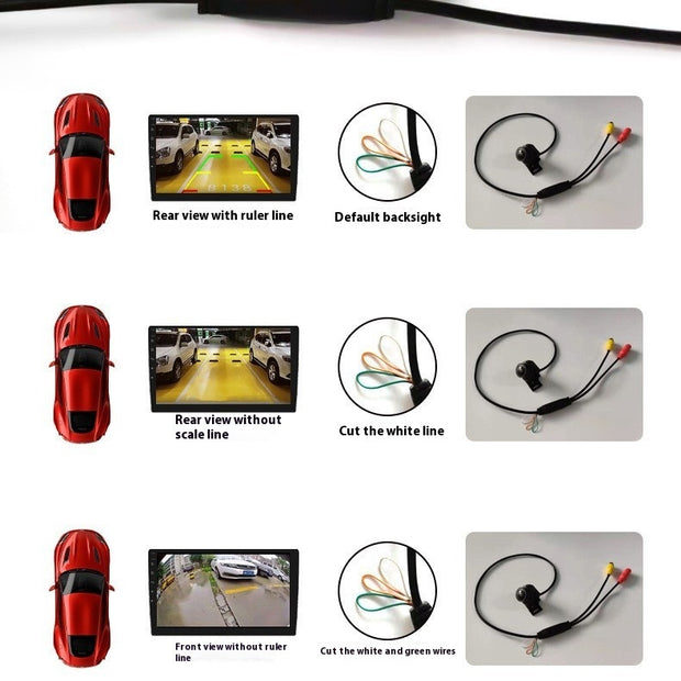 Universal Adjustable Three-control Metal Fisheye South Korea Screw Camera Straw Hat Panoramic Fisheye Lens