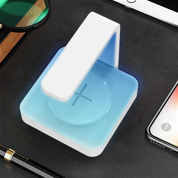 UV Cell Phone Sanitizer Portable QI Wireless 3 Levels Ultraviolet Sterilization